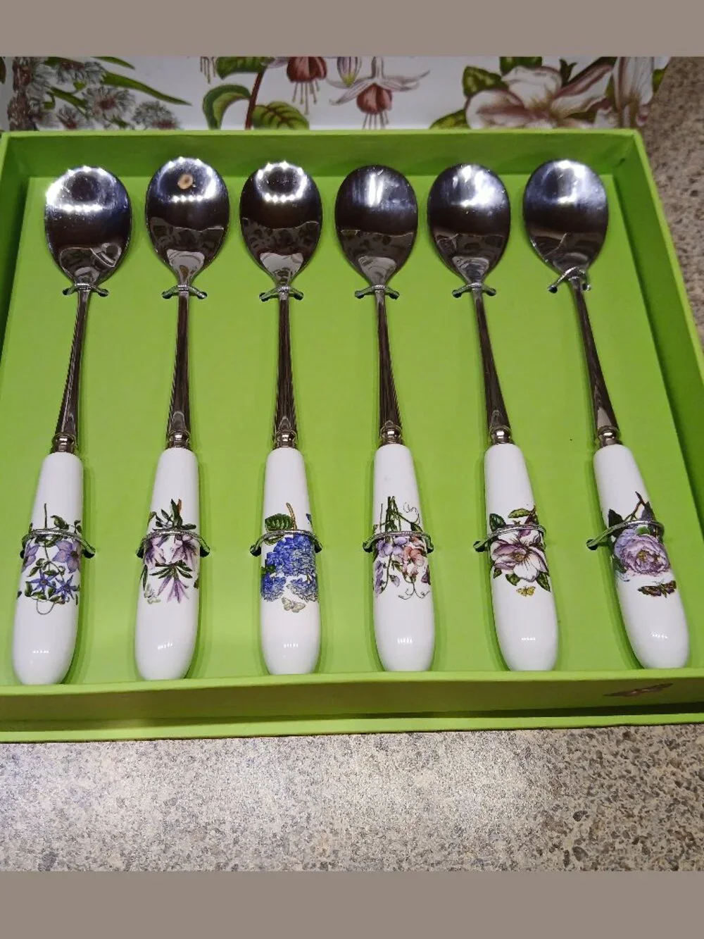 Portmeirion Botanic Garden Set of 6 Teaspoons